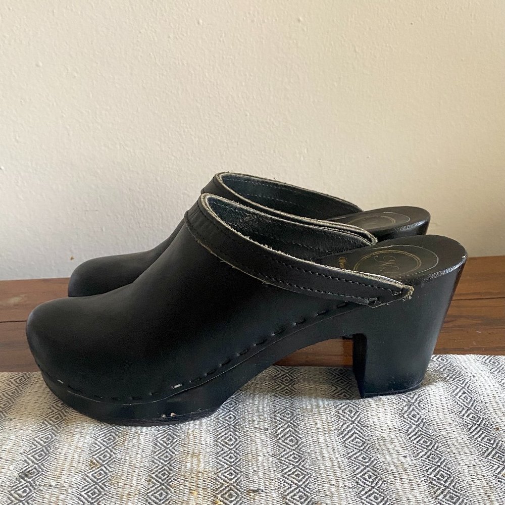 No. 6 Old School Clog Black 39
